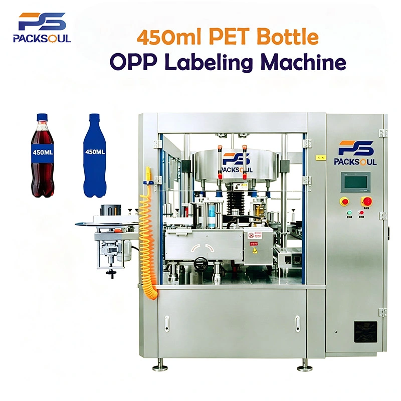 450ml PET 병 OPP 라벨링 기계